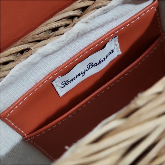 NWOT Tommy Bahama Wicker Basket Crossbody Bag - Picture 8 of 8